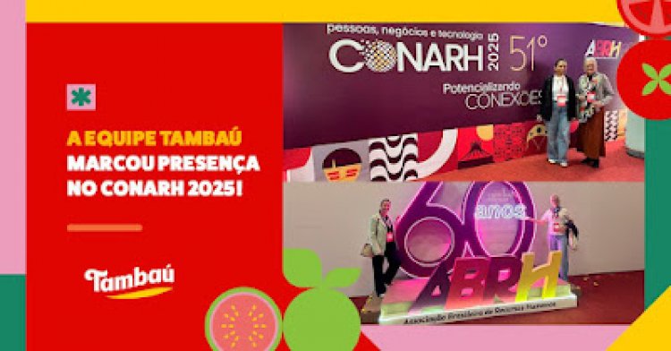 A equipe Tambaú marca presença no CONARH 2025