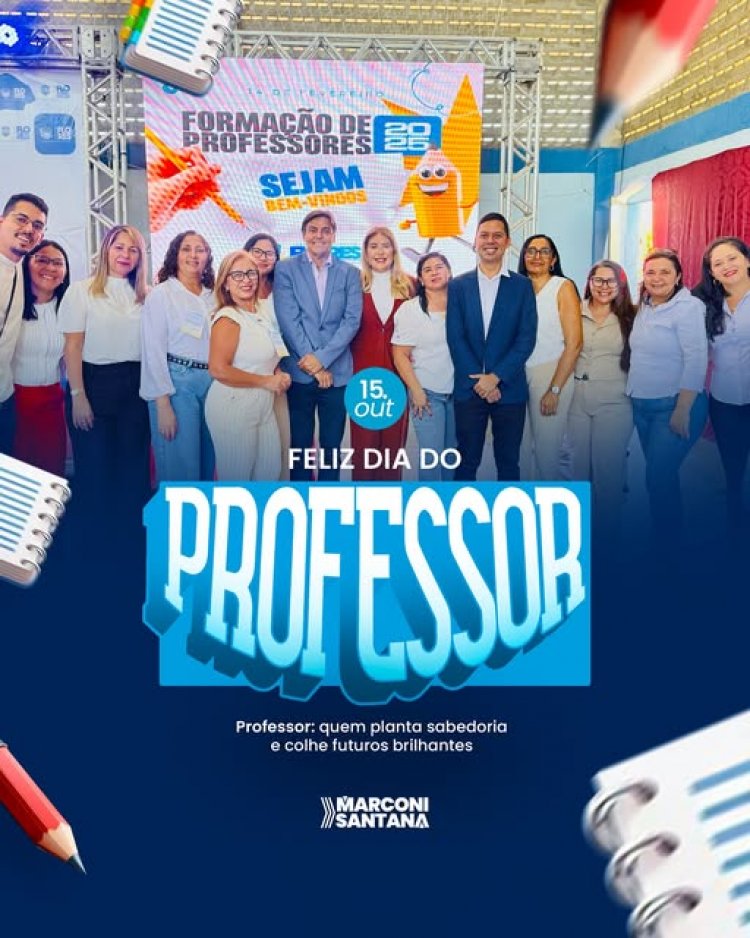 Hoje é dia de homenagear aqueles que dedicam suas vidas a ensinar, inspirar e transformar realidades.