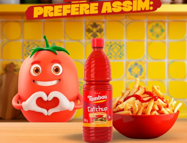 Cada um tem seu jeito de comer, mas quando o Catchup é 100% Nordestino Tambaú, o consenso é um só: bota mais catchup SEMPRE!